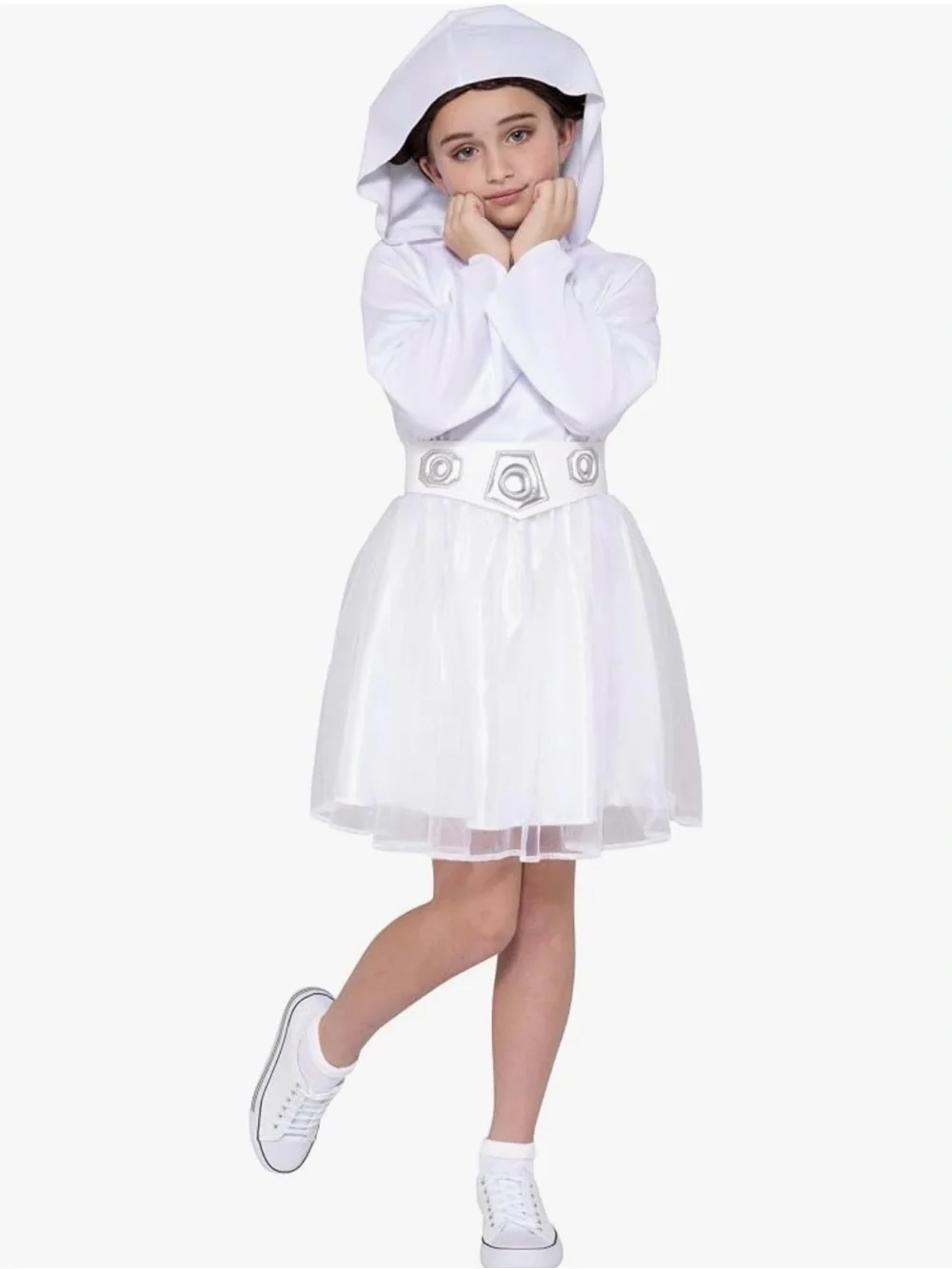 New Star Wars Princess Leia Official Youth Halloween Dress child size (4/5) xs